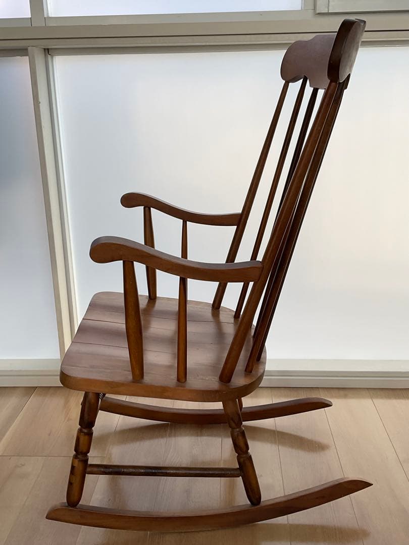 ロッキングチェア　アームチェア　揺り椅子　古家具　アンティーク家具