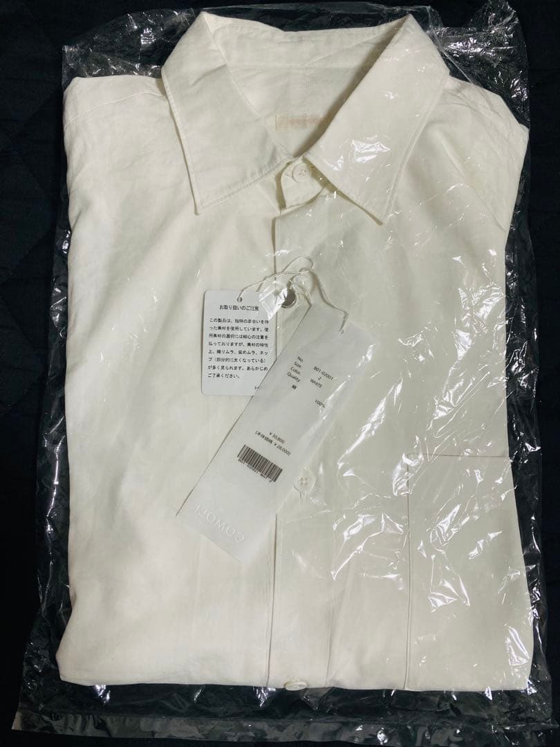 【新品未使用】COMOLI 2025AW コモリシャツ 白 サイズ2