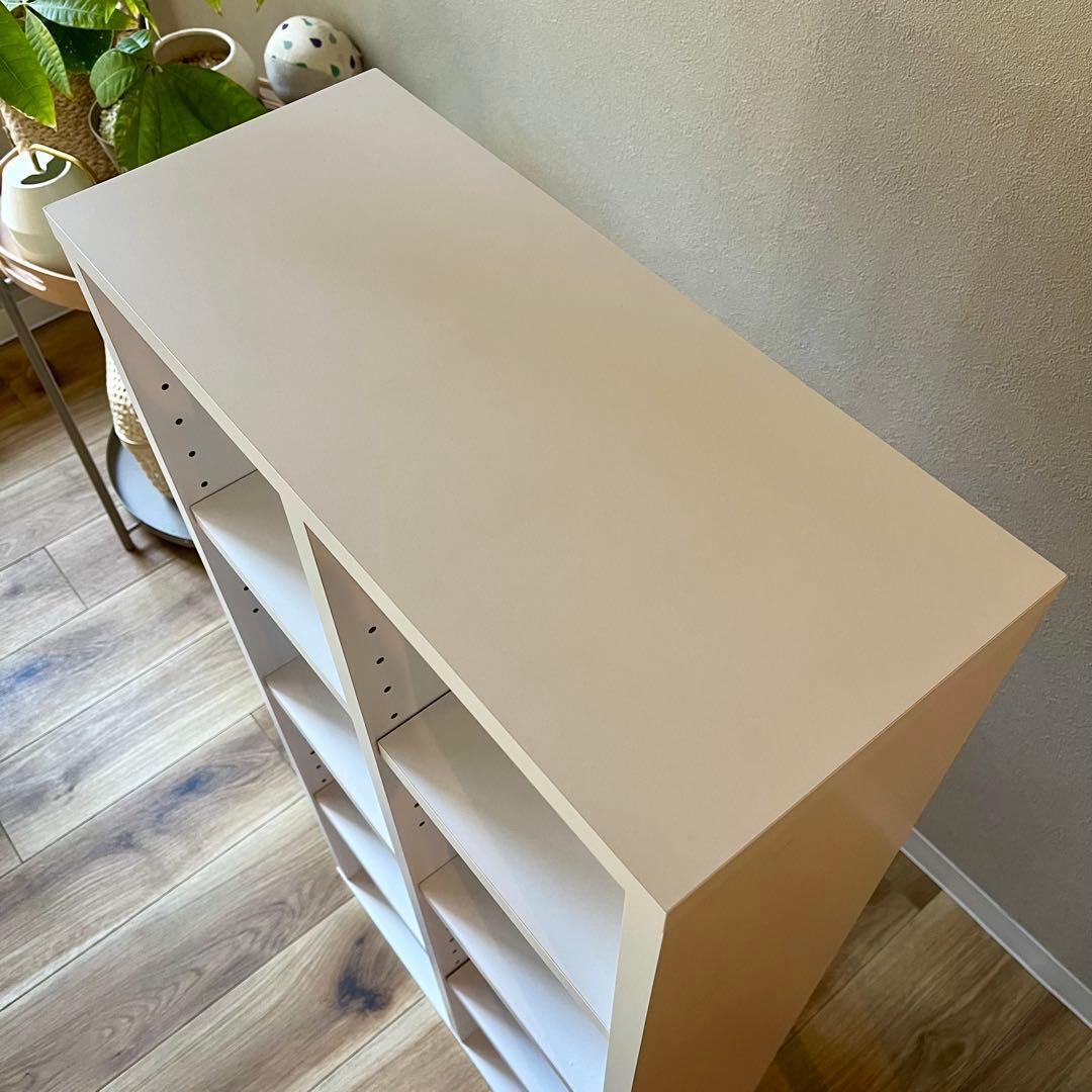 arne［アーネ］薄型シェルフ　本棚　ラック　完成品　ホワイト