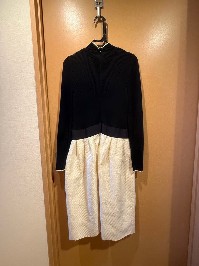 M'S GRACY ワンピース 38 ブラック&ホワイト