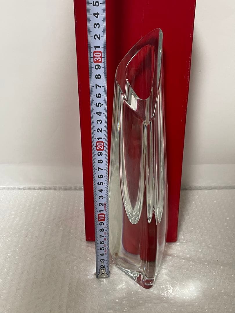 Baccarat バカラ ローズ フラワーベース一輪挿し　箱付