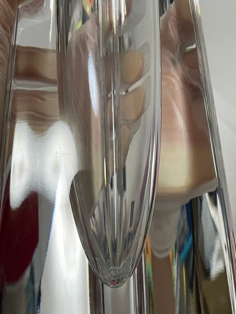 Baccarat バカラ ローズ フラワーベース一輪挿し　箱付