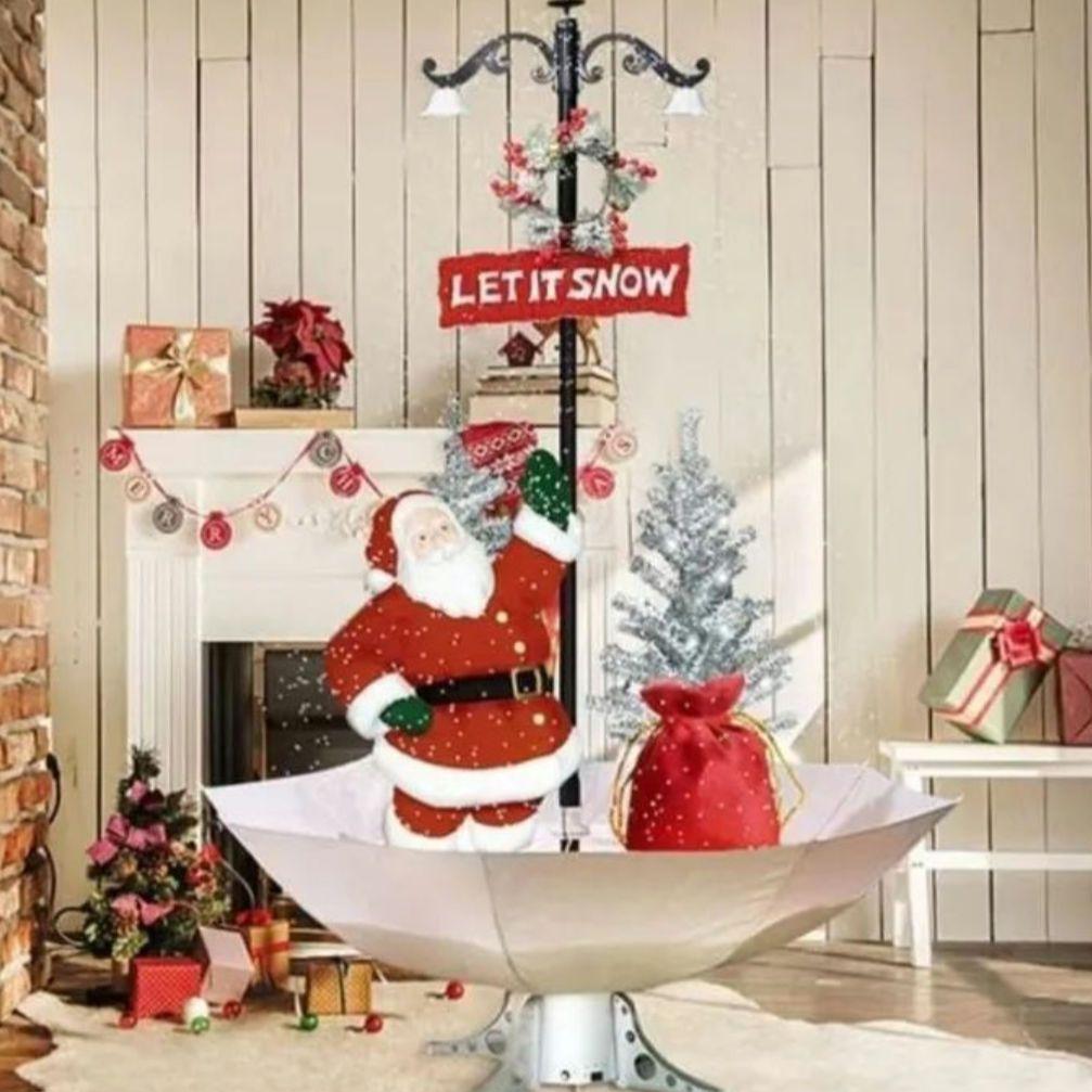 【新品】クリスマスツリー170cm　音楽と雪の降る演出　未使用　箱潰れ有