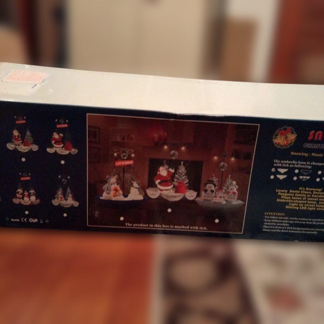 【新品】クリスマスツリー170cm　音楽と雪の降る演出　未使用　箱潰れ有