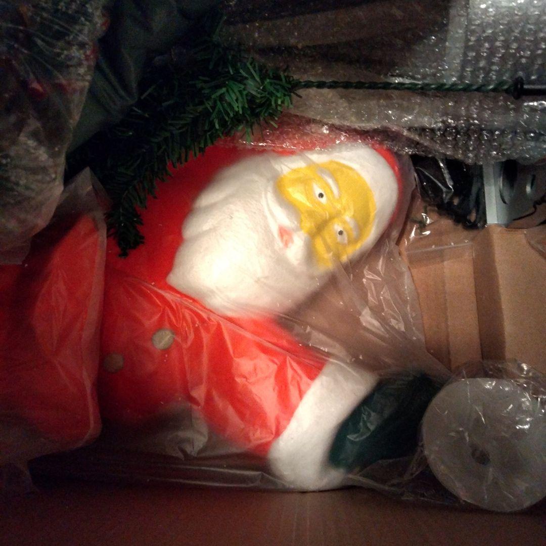 【新品】クリスマスツリー170cm　音楽と雪の降る演出　未使用　箱潰れ有