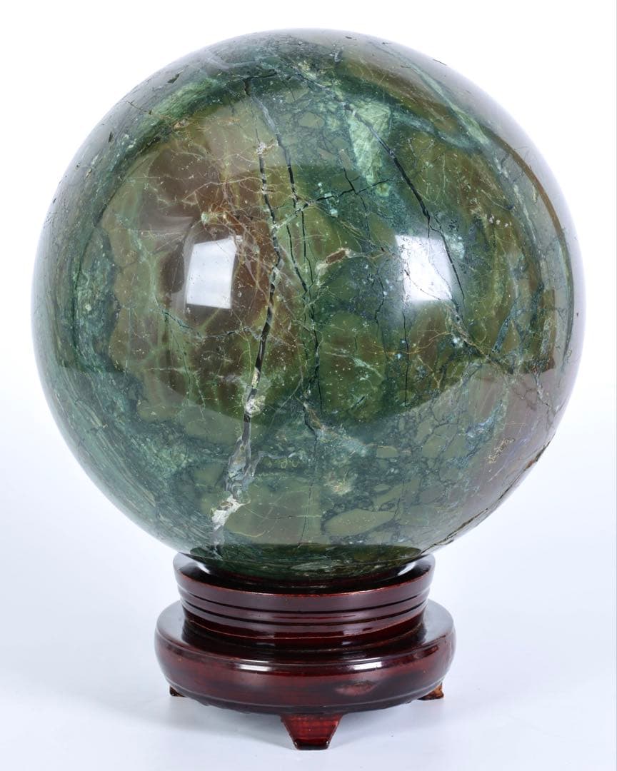 特大22.7kg 五色石 碧玉　玉 鑑賞石 飾石 天然石 美石 原石 大玉 台座