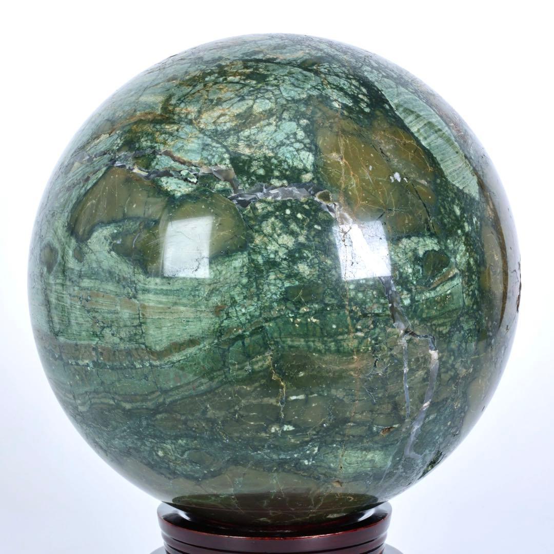 特大22.7kg 五色石 碧玉　玉 鑑賞石 飾石 天然石 美石 原石 大玉 台座