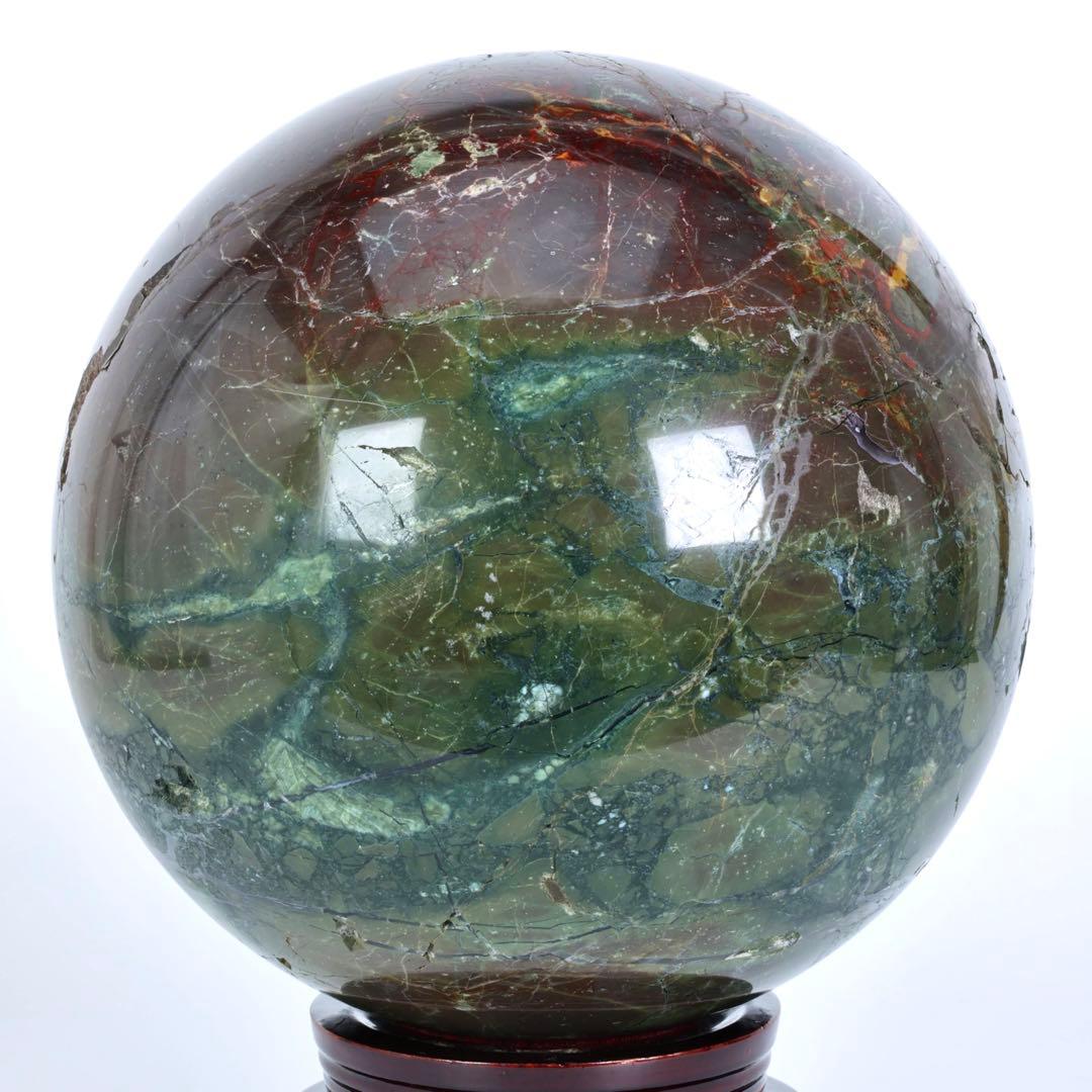 特大22.7kg 五色石 碧玉　玉 鑑賞石 飾石 天然石 美石 原石 大玉 台座