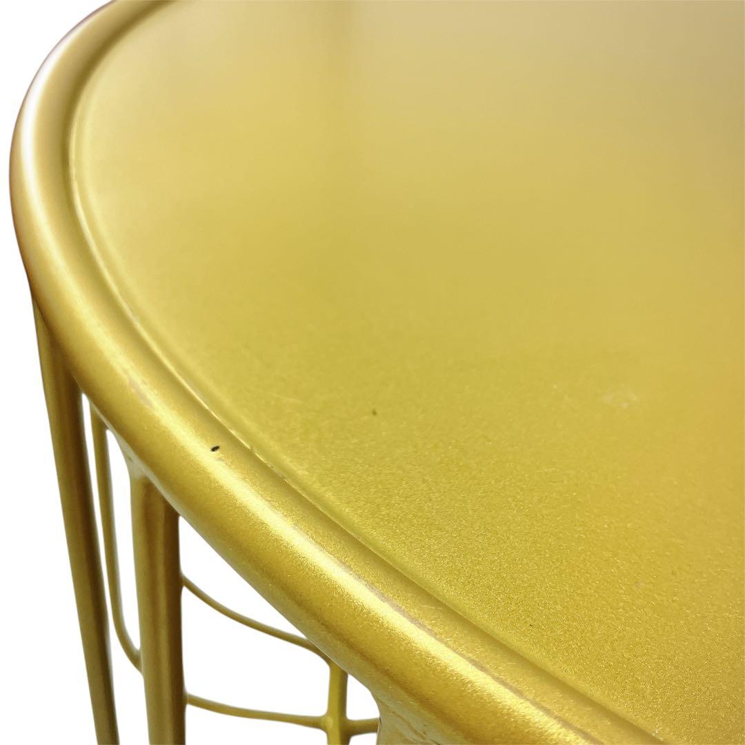 オシャレなコーヒーテーブル♡欧州♡ゴールド♡かぼちゃ型♡ステンレス・スチール