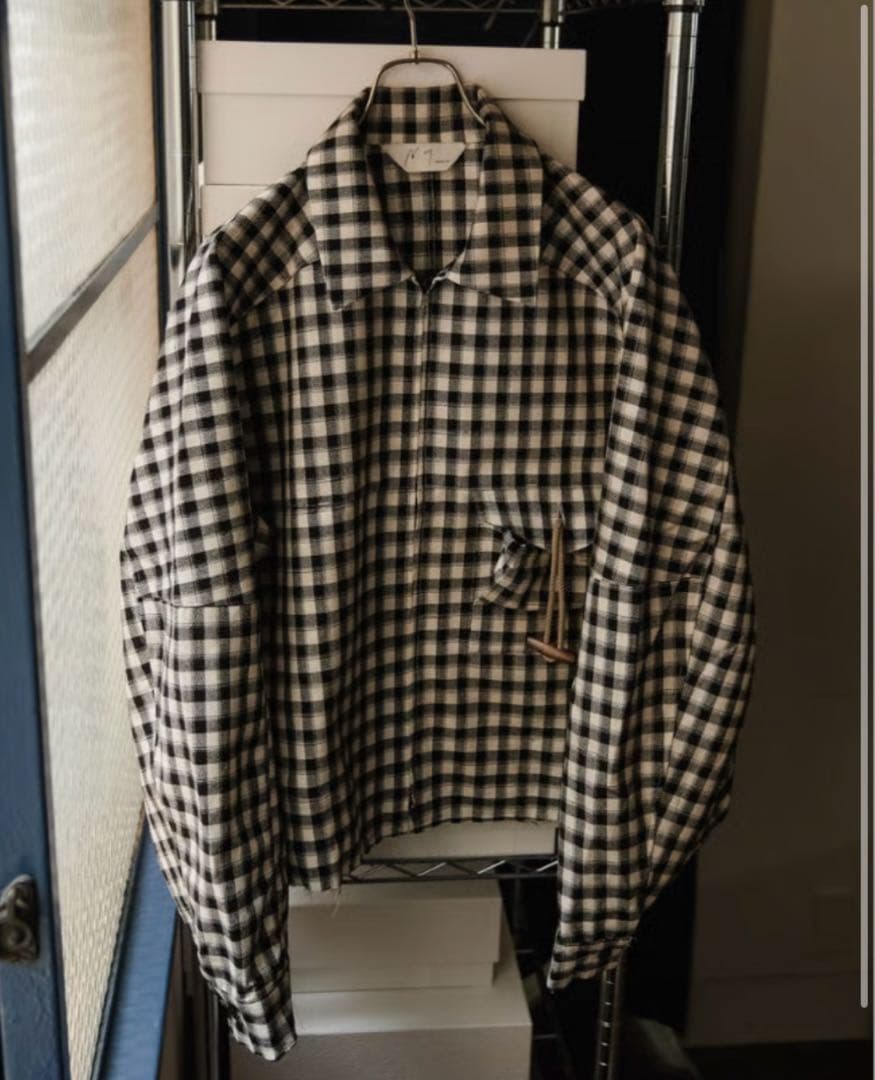 Y*o様 ANCELLM / C/R CHECK SHORT ZIPUP SHI