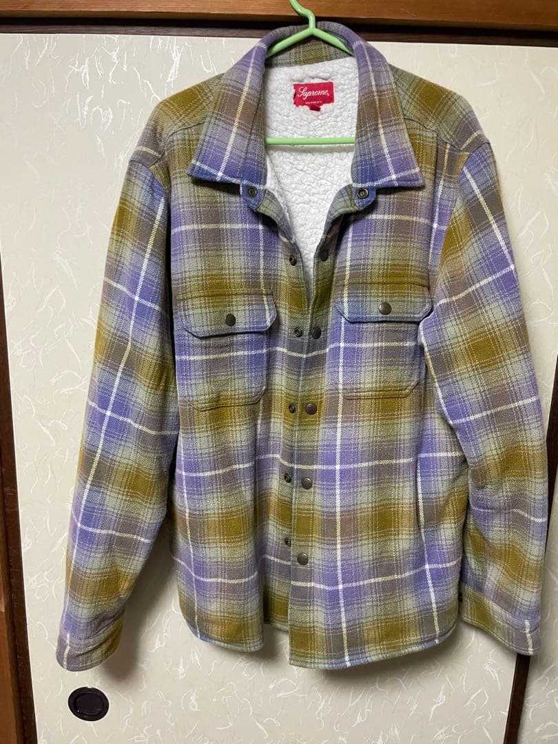 ジャケット・アウター Supreme 22AW ShearlingLined FlannelSHIRT