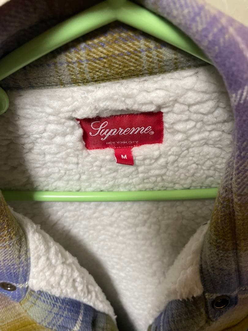 ジャケット・アウター Supreme 22AW ShearlingLined FlannelSHIRT
