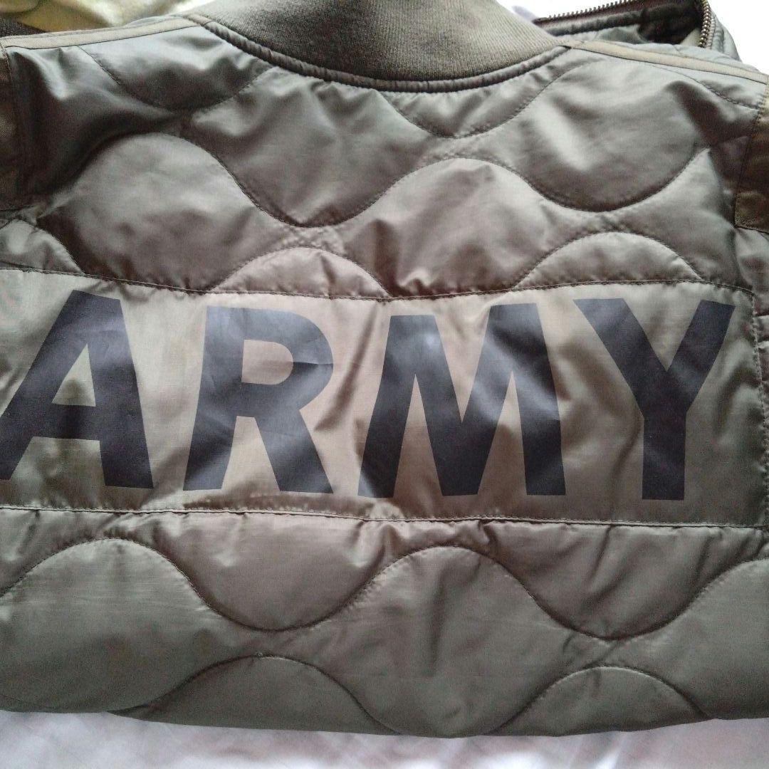 キ*キ様 AVIREX US キルト アーミー ジャケット ミリタリー メンズ