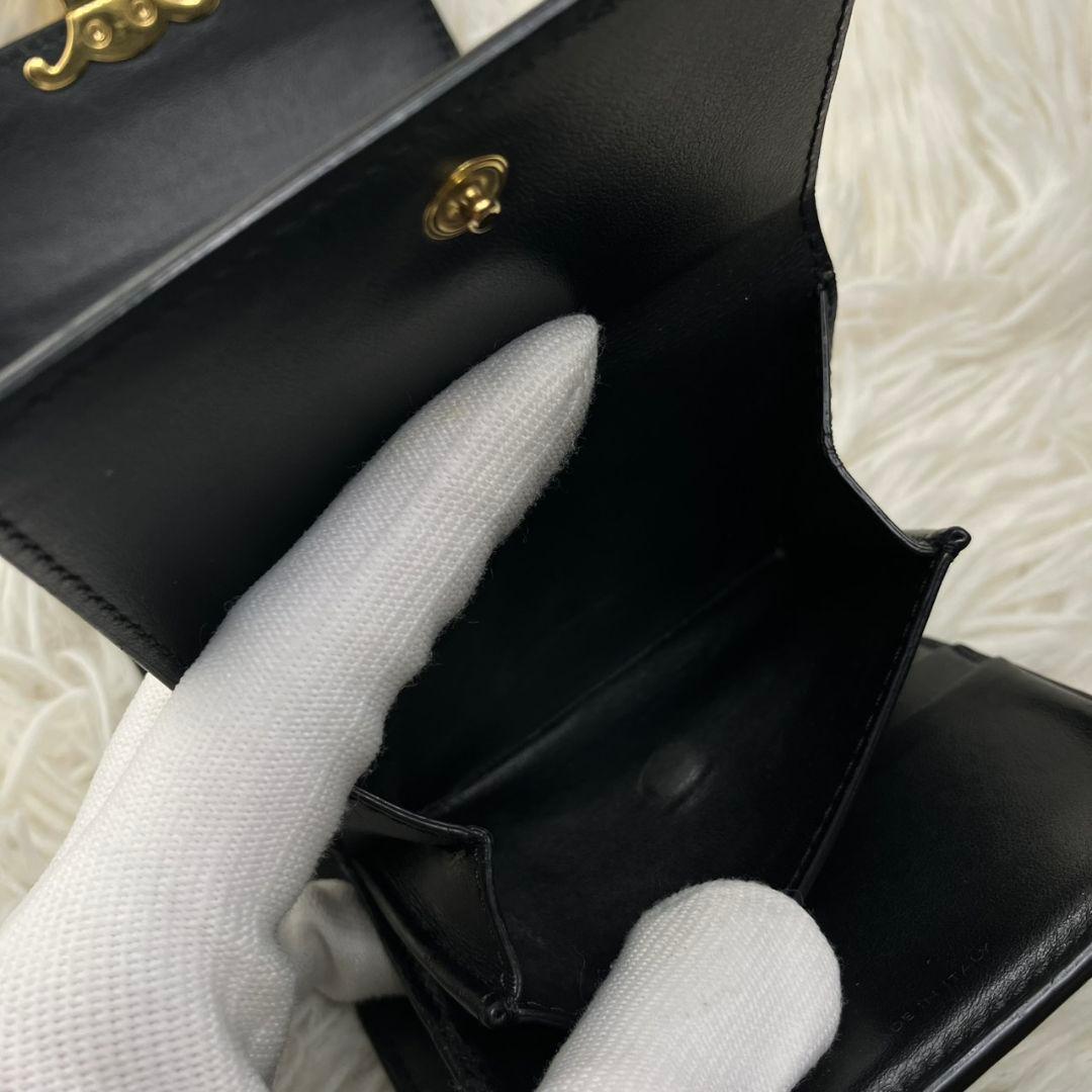 極美品✨ セリーヌ 折り財布 トリオンフ フラップ スモールウォレット