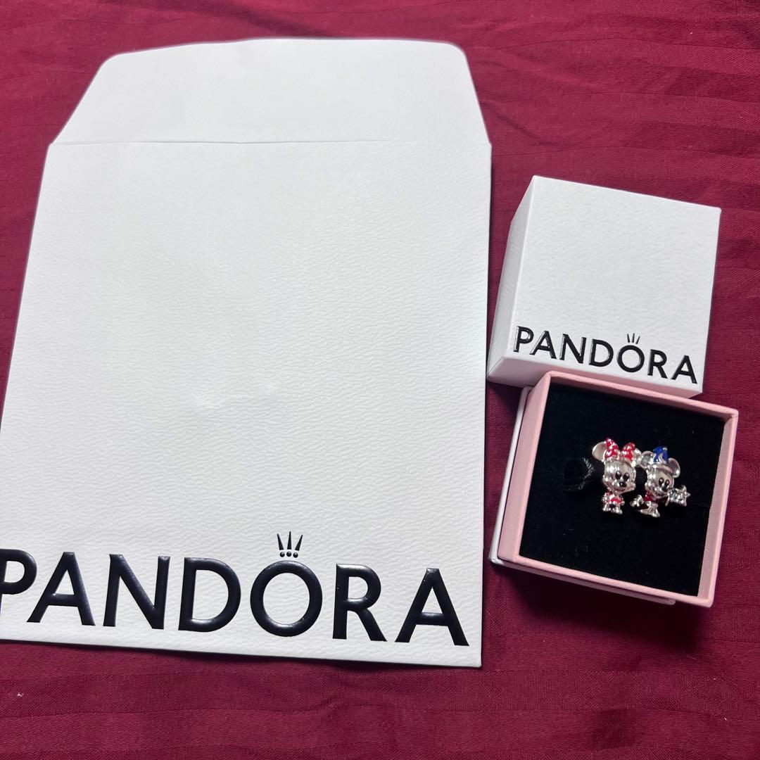pandora パンドラ　ディズニーミニーとミッキー　チャーム