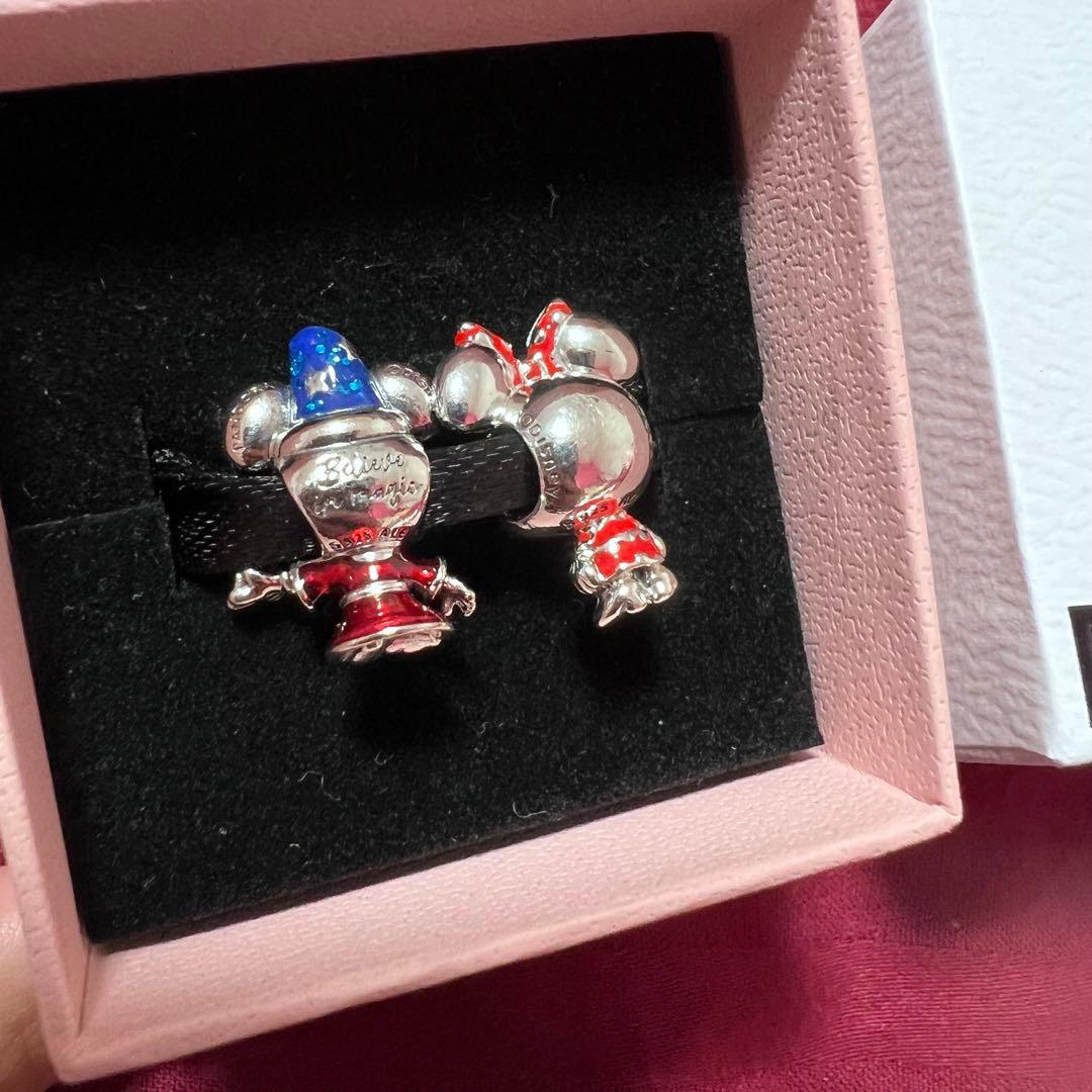 pandora パンドラ　ディズニーミニーとミッキー　チャーム