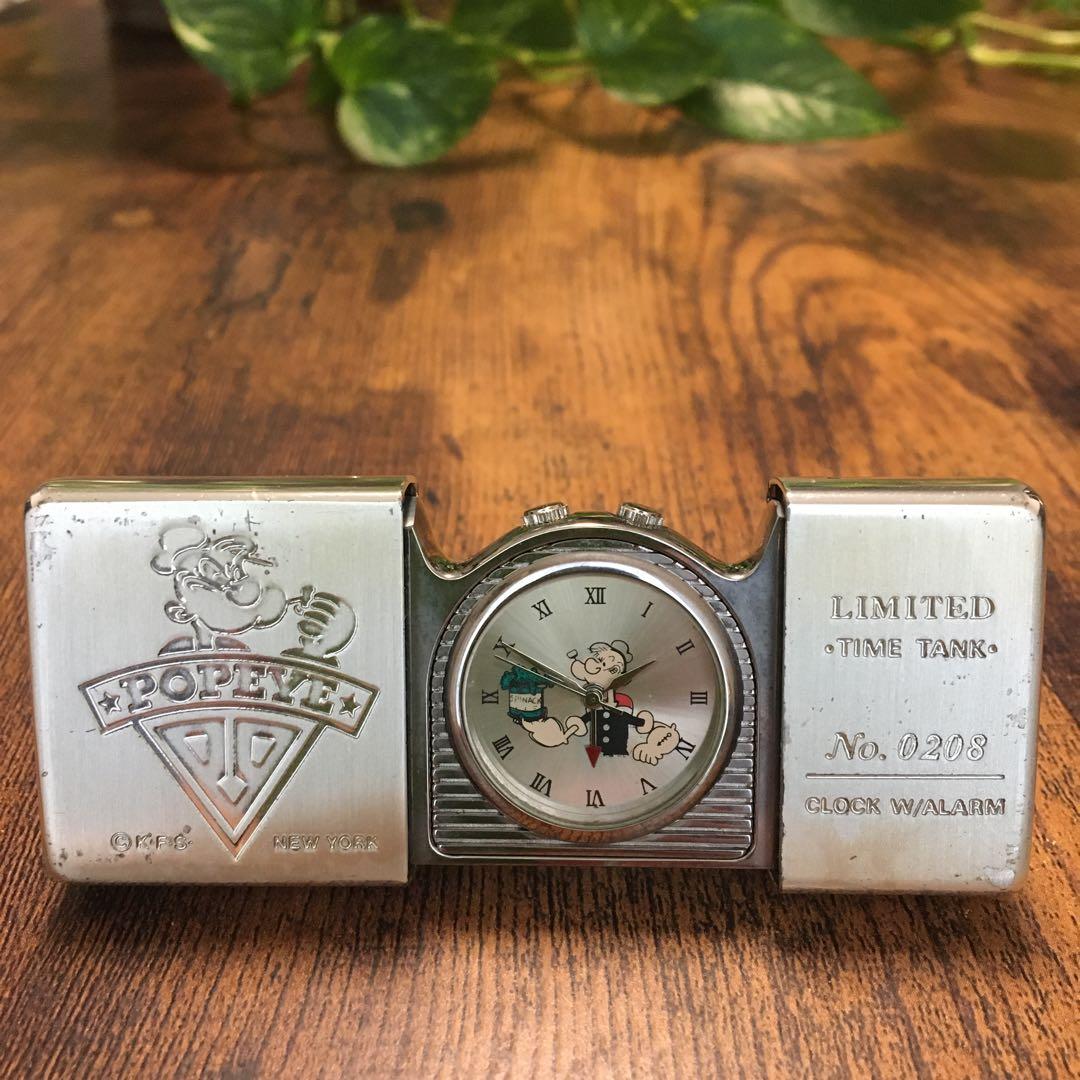 希少　レトロ　ZIPPO   ポパイ　　　　　　　　置き時計