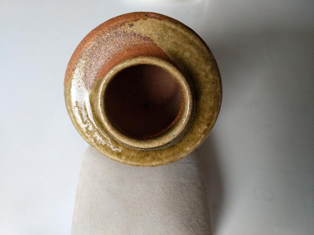 信楽焼 茶入 今井桂秋 作 仕覆 雪月花七宝緞子 茶道具 共箱 新品 未使用品