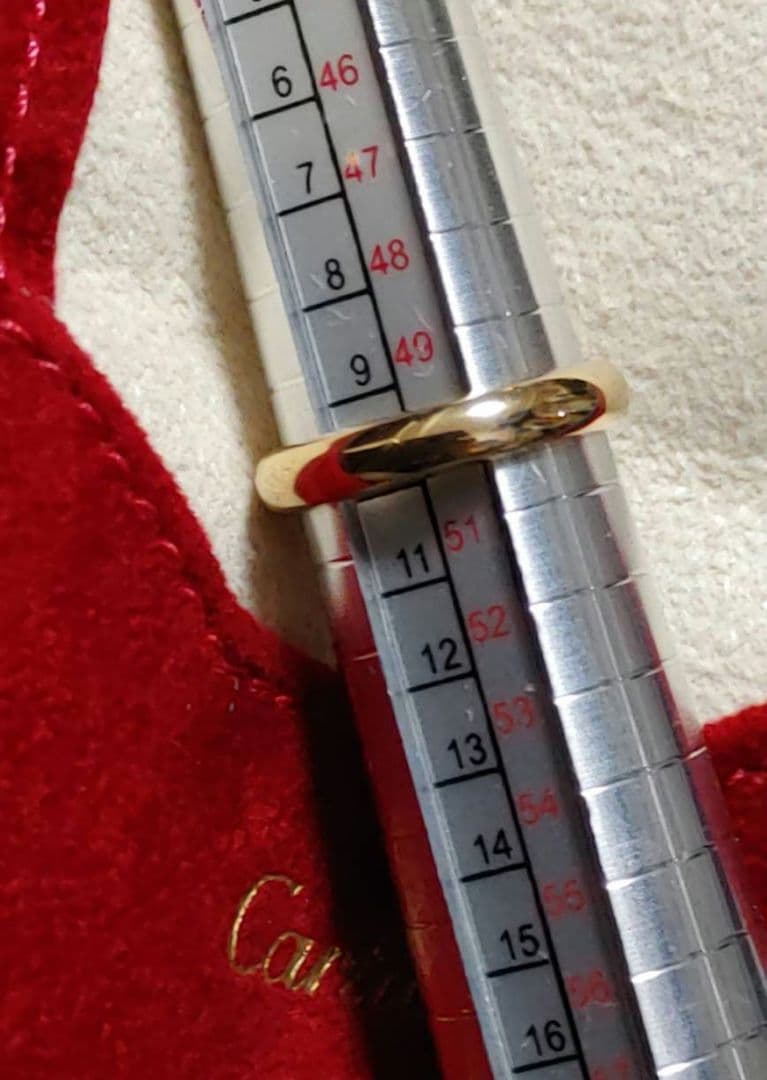 Cartier　カルティエ　1895　イエローゴールド　リング　サイズ50