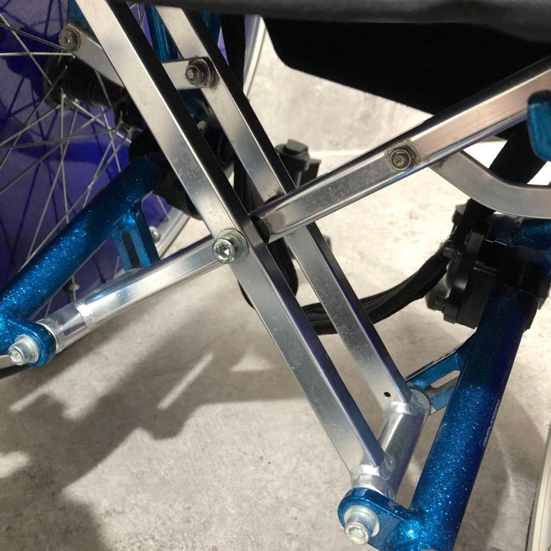 良品 日進医療器 アクティブ車椅子 EVOLUTION AS-II 車いす