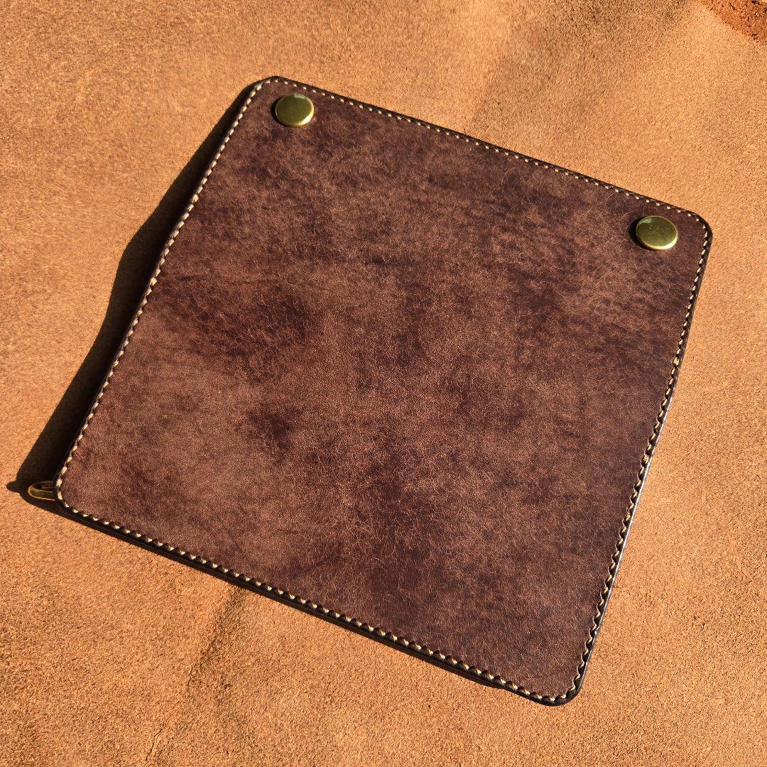 147ロング　トラッカーウォレット　イタリアンレザーMARGOT【ダークブラウン