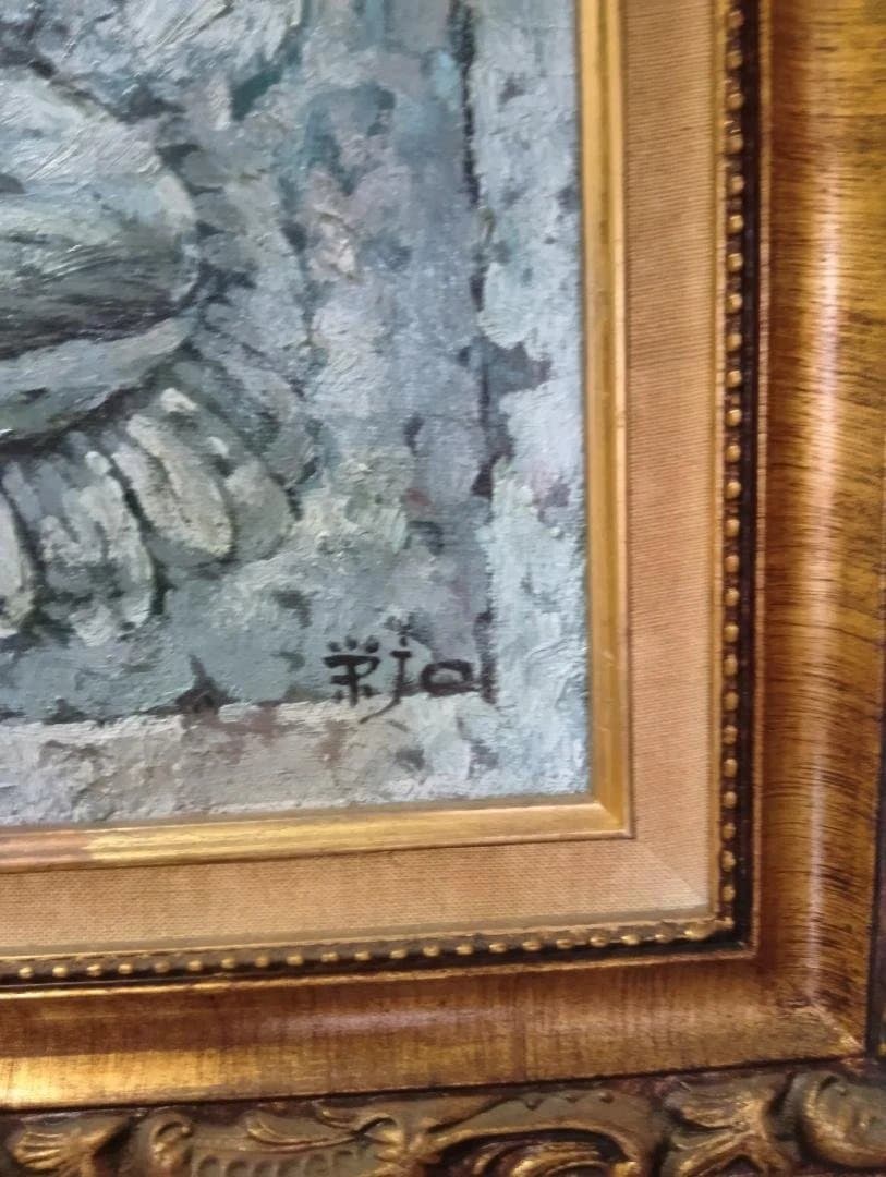 絵画（仏画的モチーフ＋厚塗り）