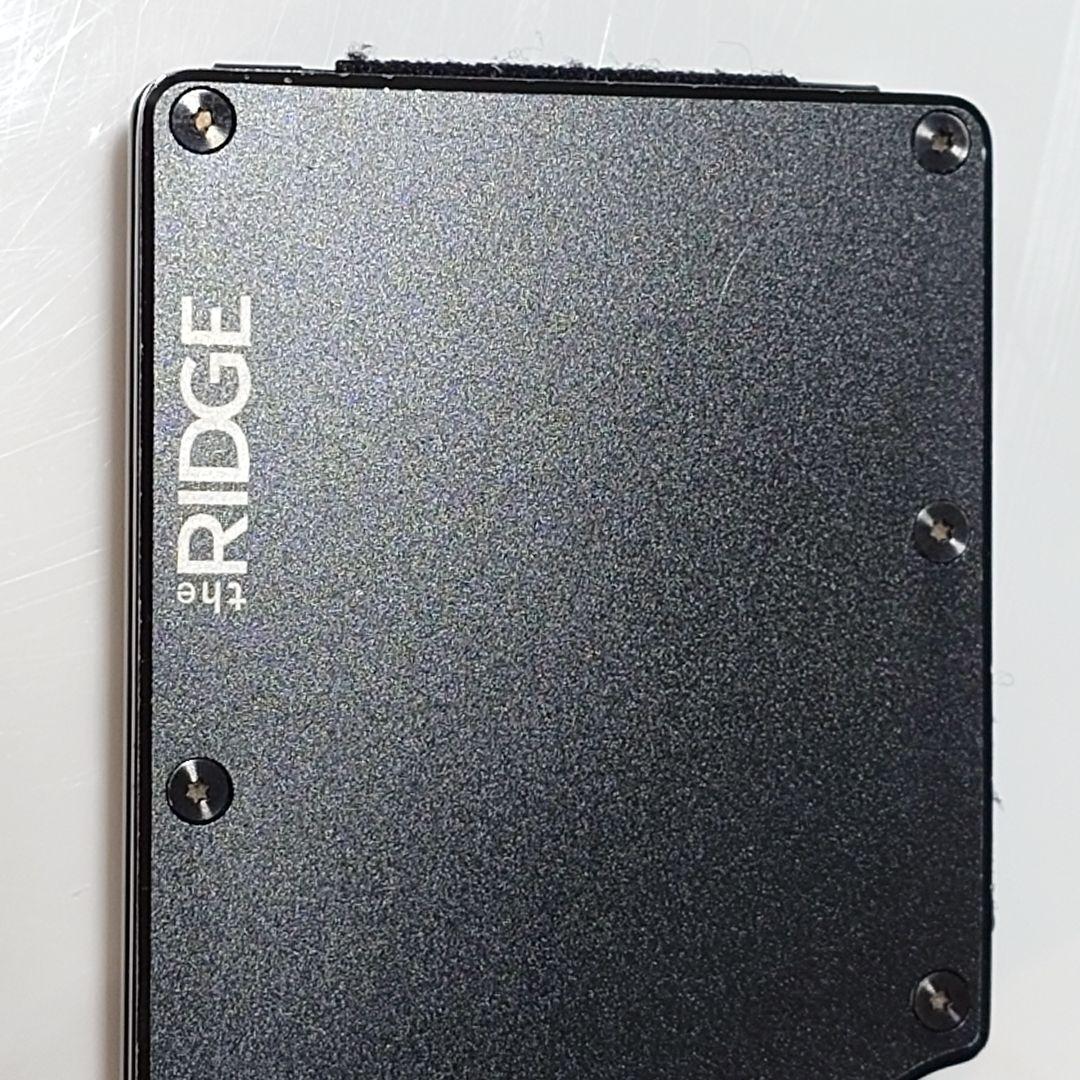 the RIDGE ブラック マネークリップ　中古