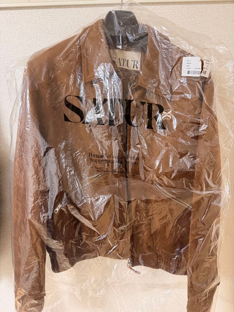 SATUR ブラウン スエードジャケット