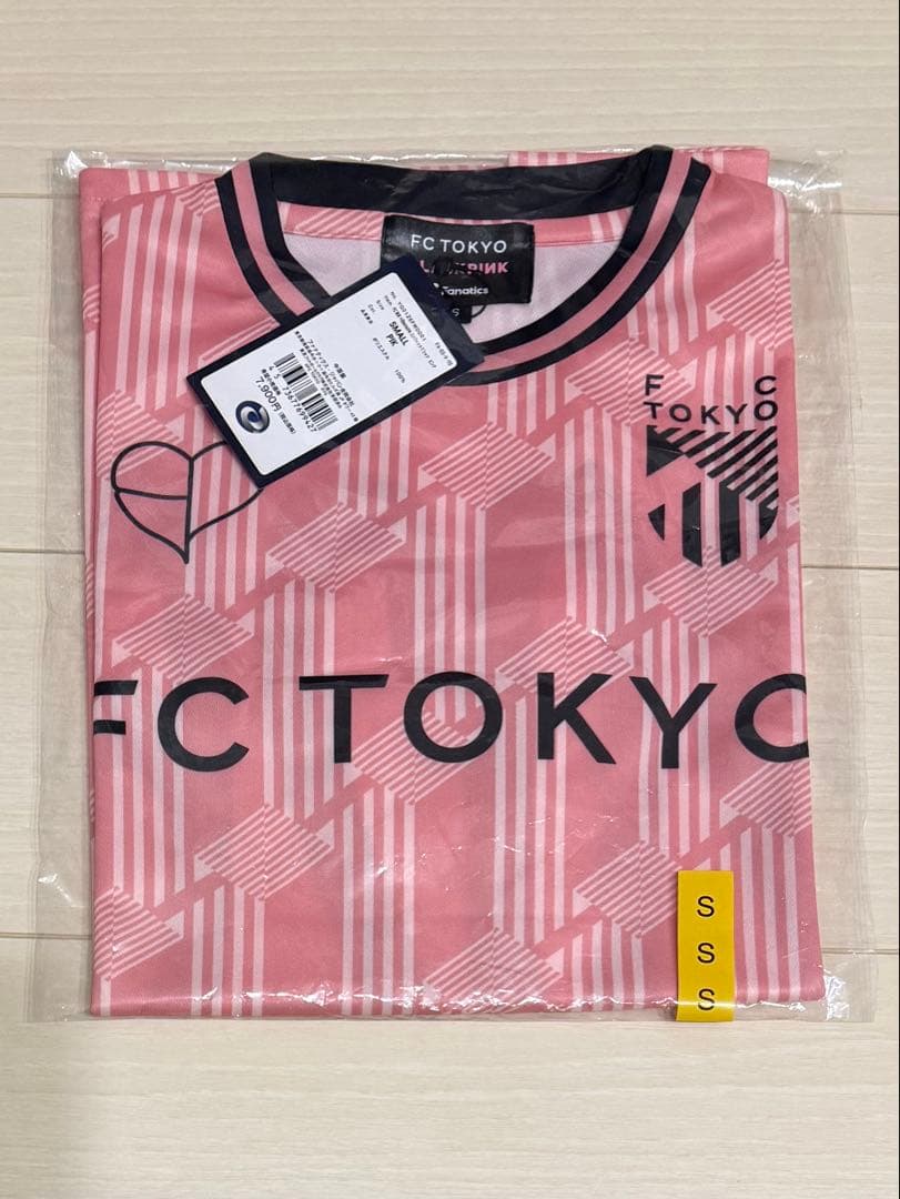 FC東京 BLACKPINK コンフィットTシャツ ポップアップ ユニフォームS