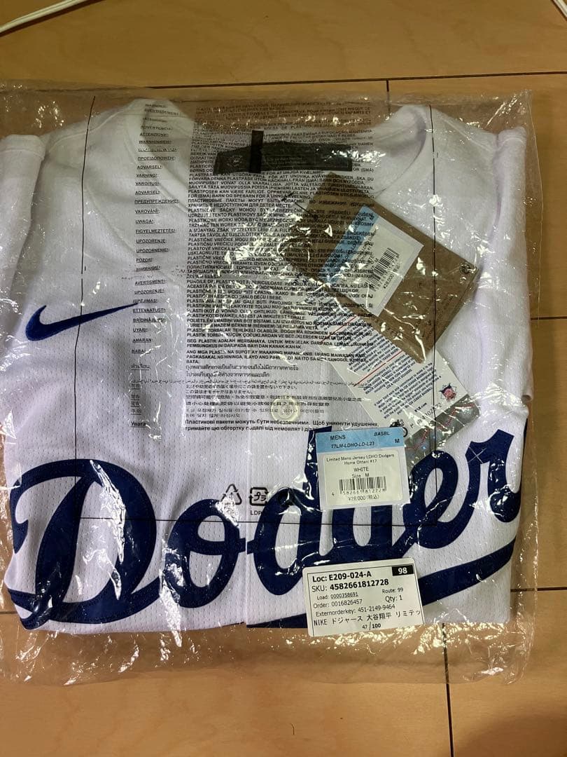 NIKE ドジャース 大谷翔平 リミテッドユニフォーム Mサイズ