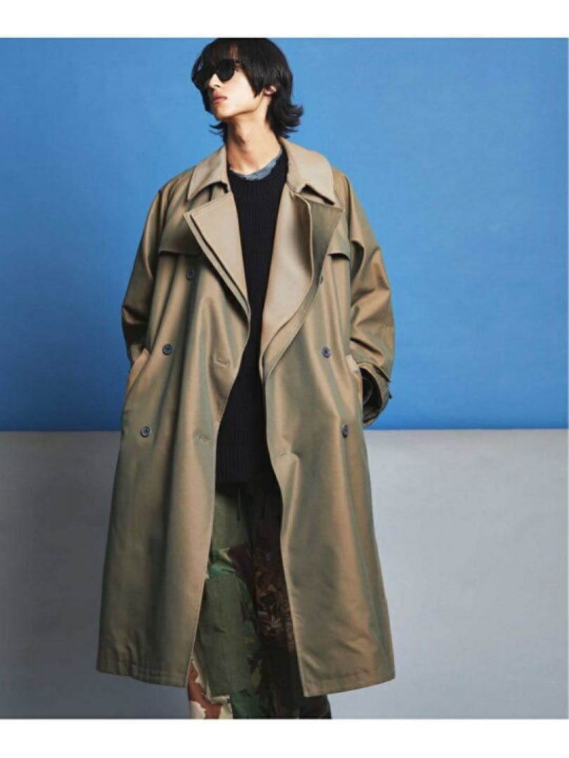 MAISON SPECIALメゾンスペシャル　トレンチコート 01 ベージュ