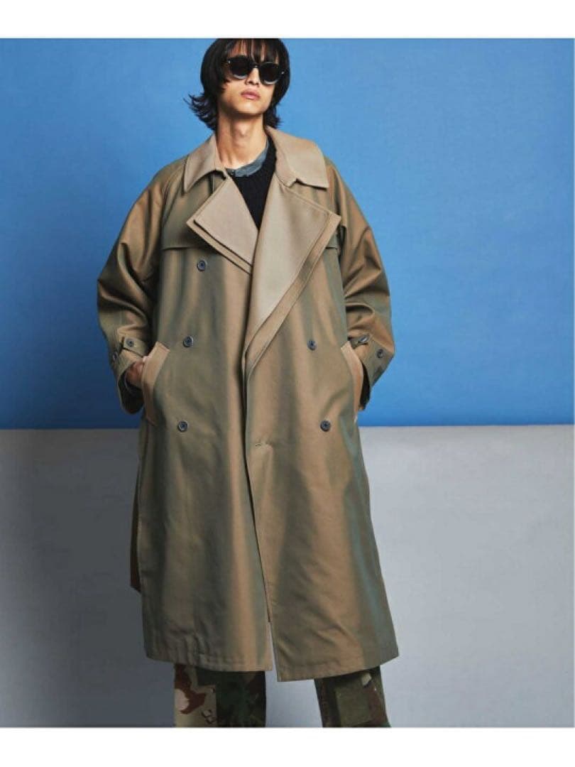 MAISON SPECIALメゾンスペシャル　トレンチコート 01 ベージュ
