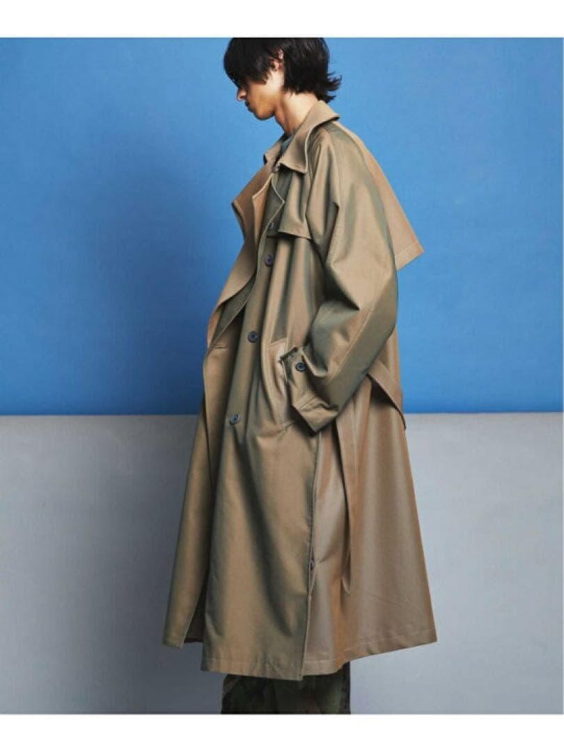 MAISON SPECIALメゾンスペシャル　トレンチコート 01 ベージュ