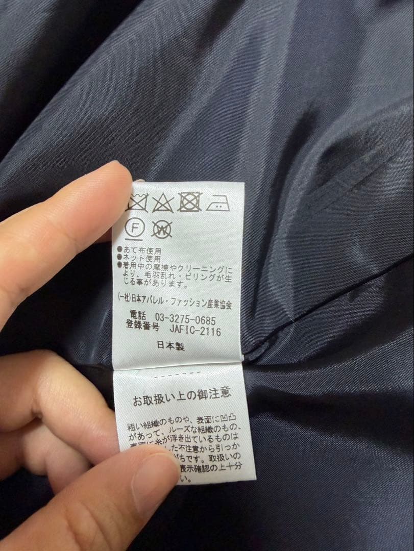 DAMA collection ロングコート　グレー　カシミヤ