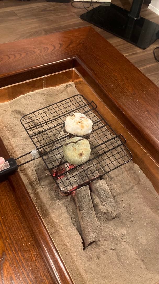 (きょんさん専用)オールド カリモク 関西火鉢 囲炉裏 座卓