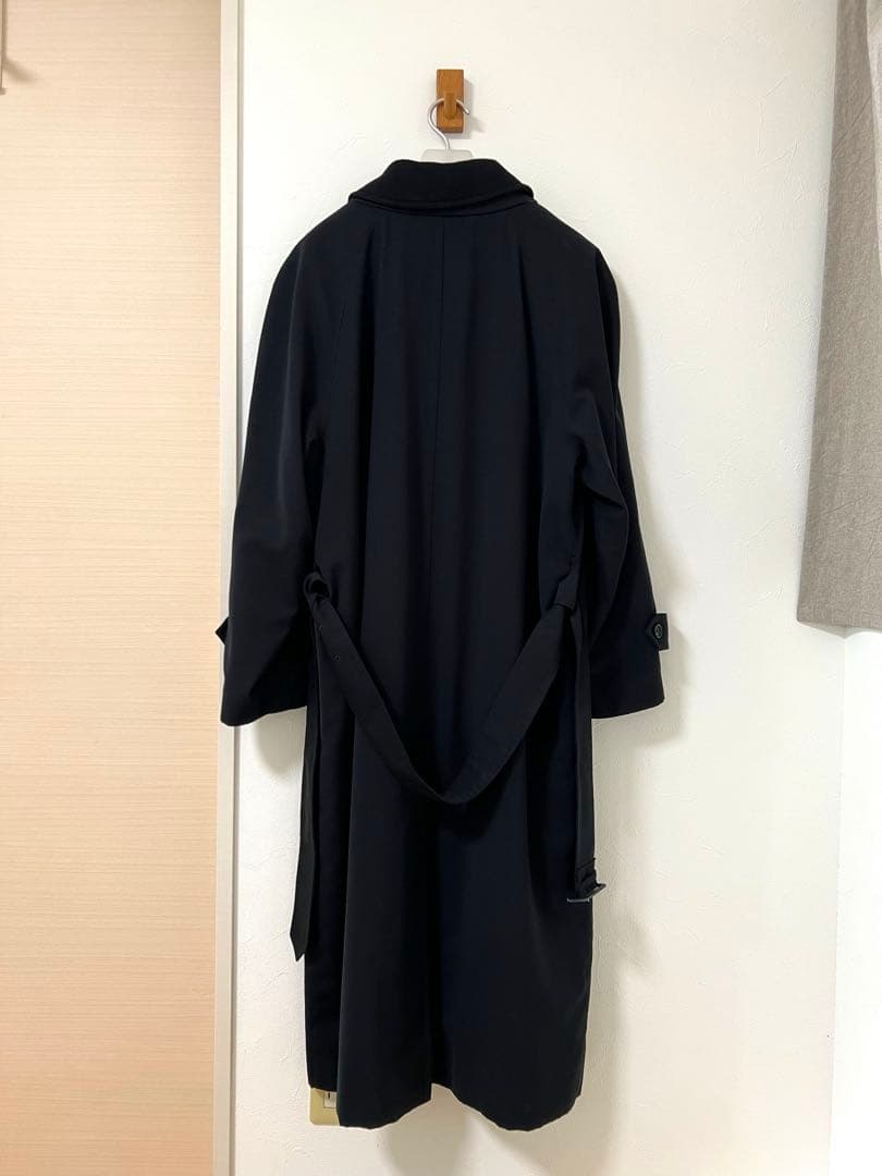 バーバリーロンドン　ステンカラーロングコート裏地ライナー付き