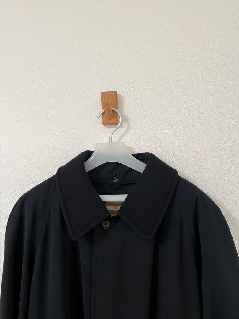 バーバリーロンドン　ステンカラーロングコート裏地ライナー付き