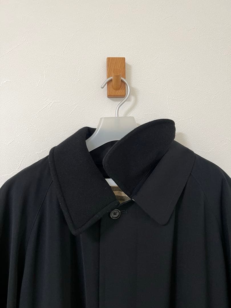 バーバリーロンドン　ステンカラーロングコート裏地ライナー付き