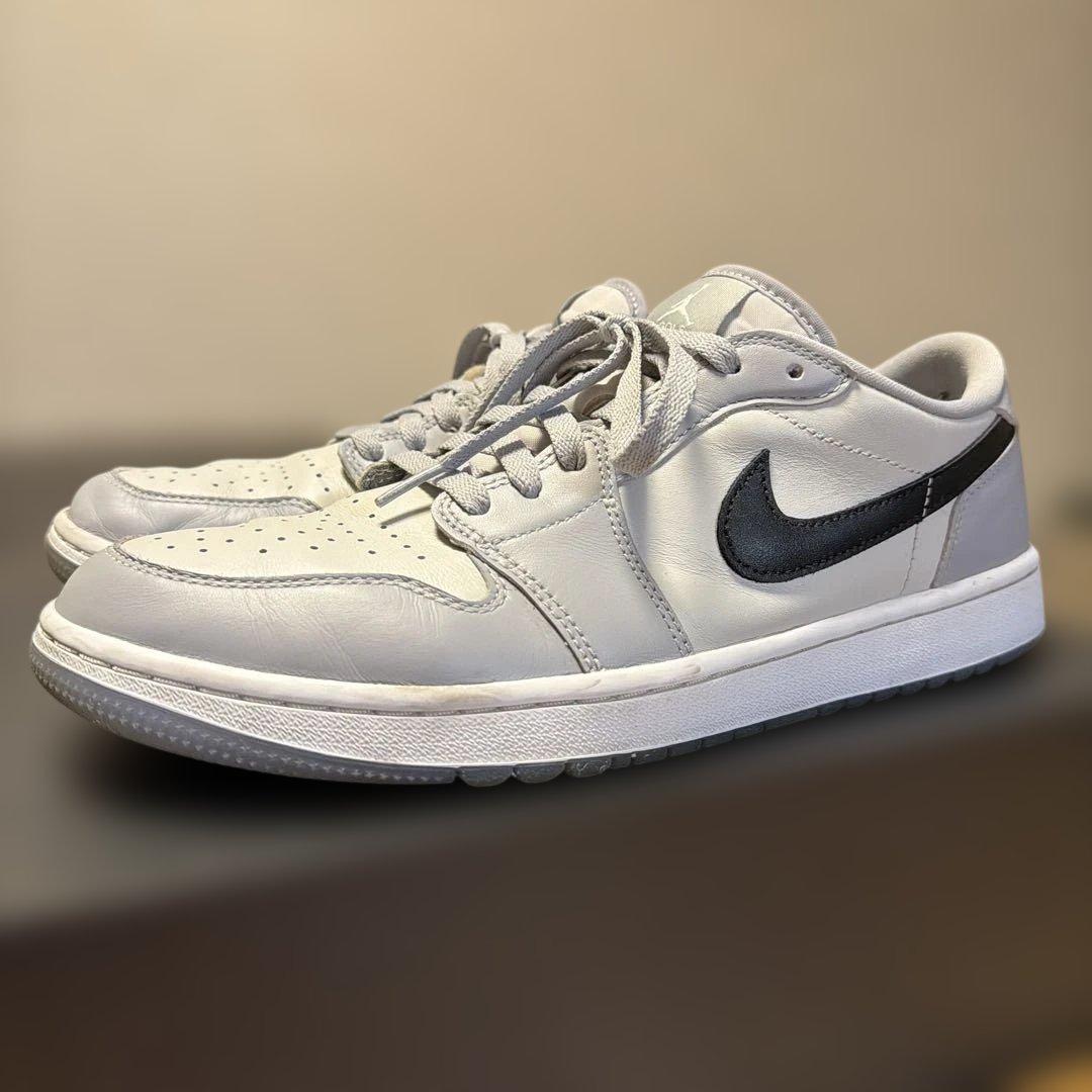 シューズ(男性用) AIR JORDAN 1 LOW G WOLF GREY 28.5