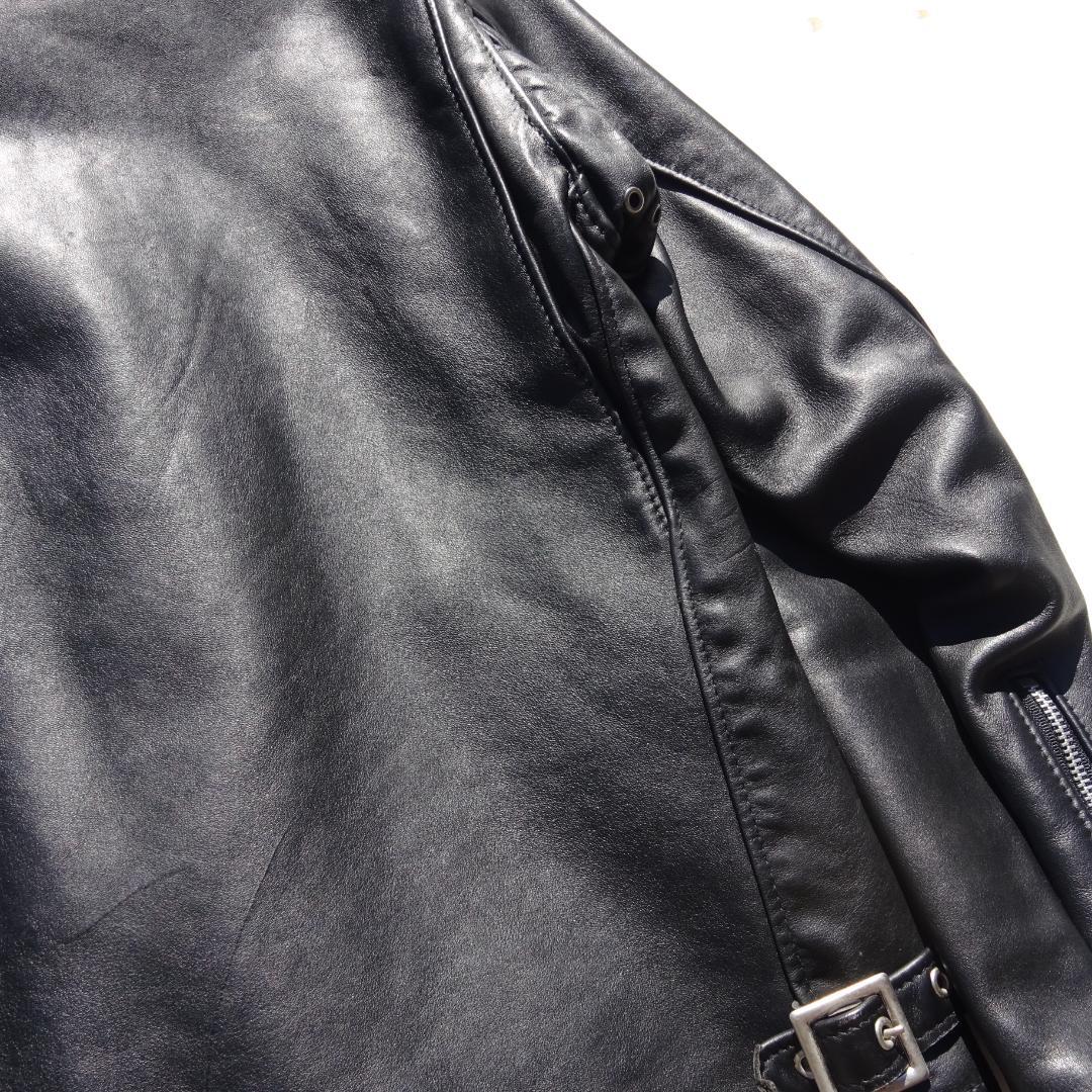 USA製立ち襟 Schott ショット 641牛革レザーライダースジャケット34
