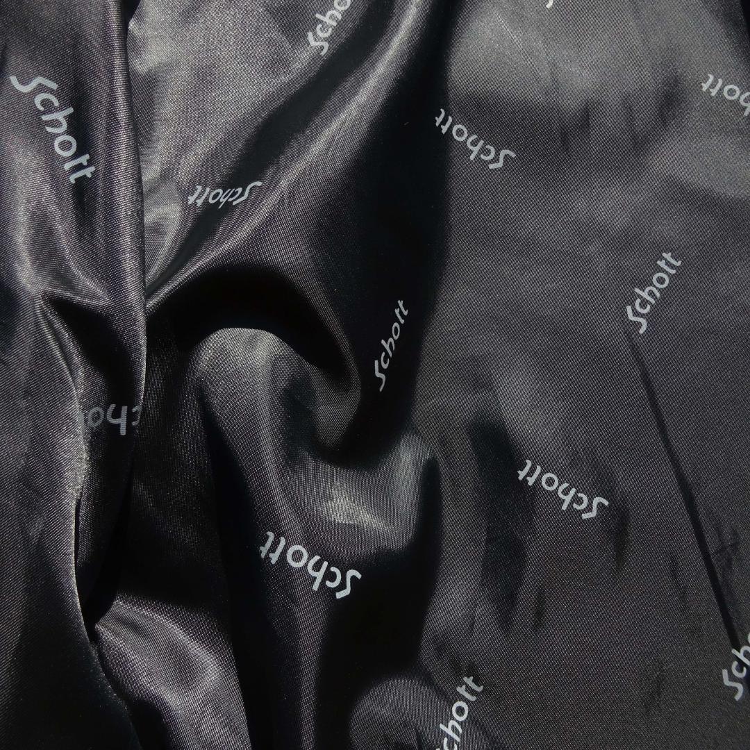 USA製立ち襟 Schott ショット 641牛革レザーライダースジャケット34