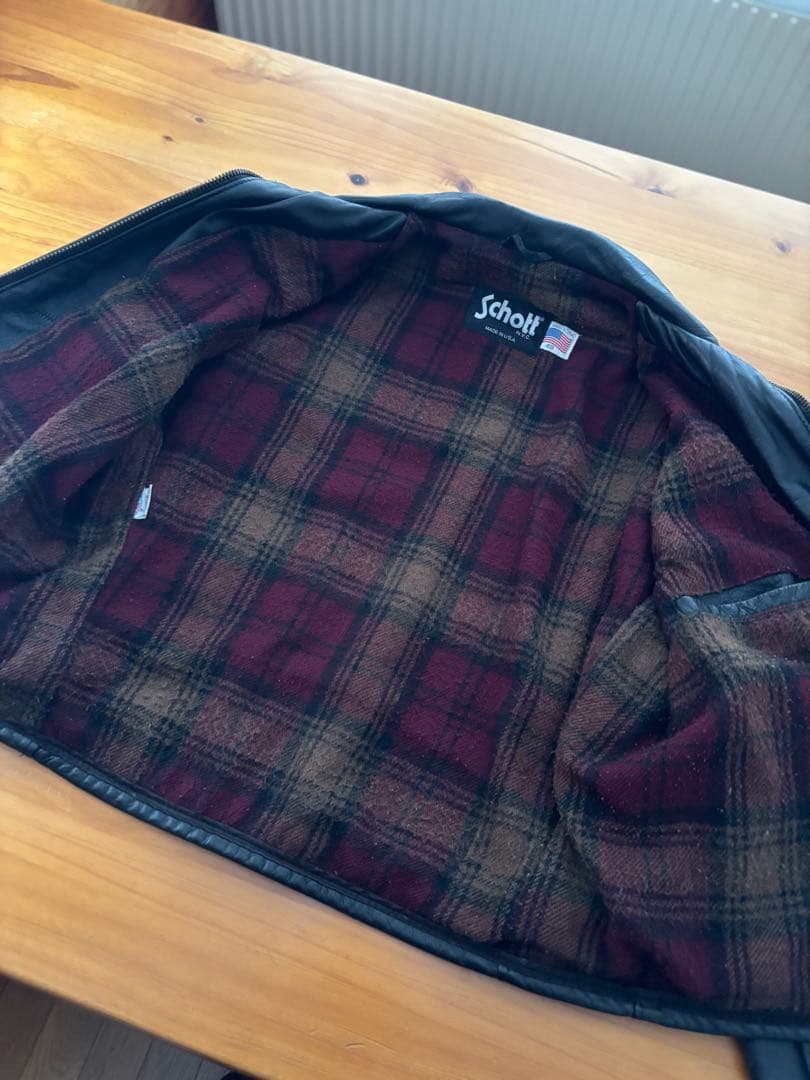 ★Schott 牛革 シングルライダース 3L ショット(48)