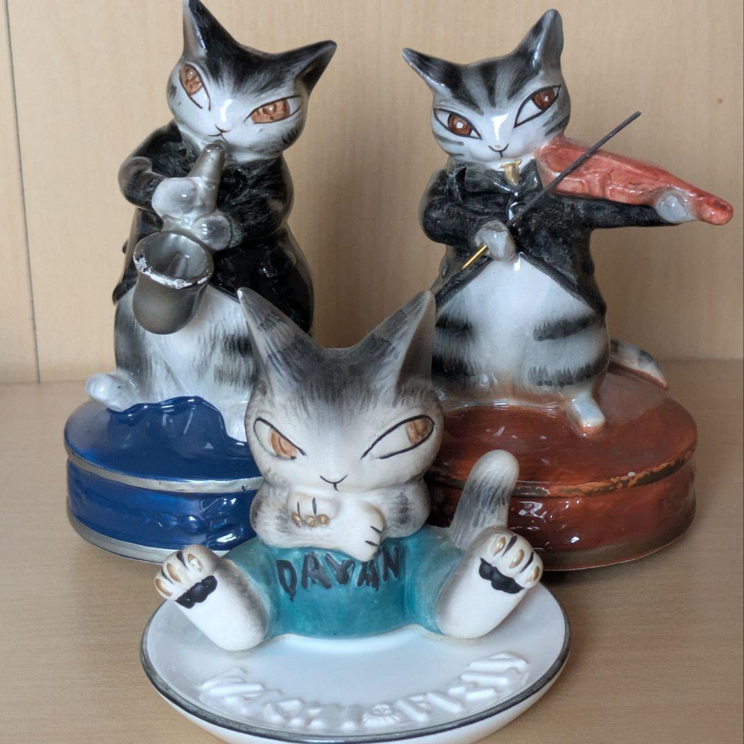 わちふぃーるど ダヤン サックス バイオリン リング皿