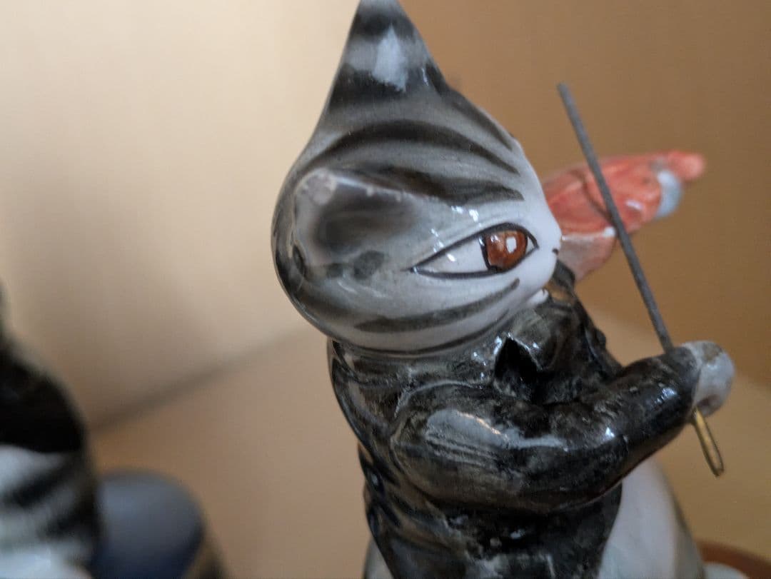 わちふぃーるど ダヤン サックス バイオリン リング皿