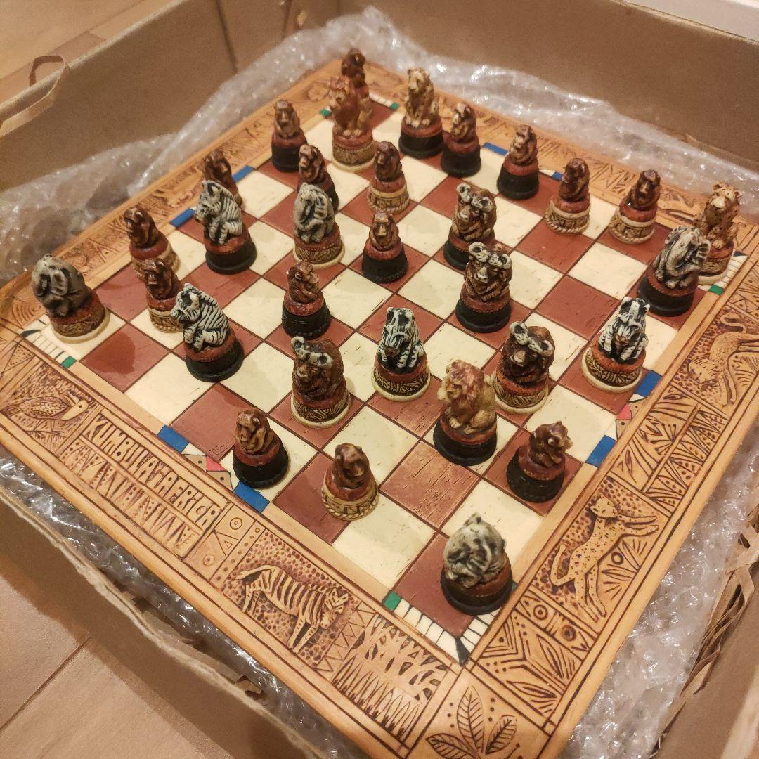 ボードゲーム チェス「MINIATURE ANIMAL CHESS SET」