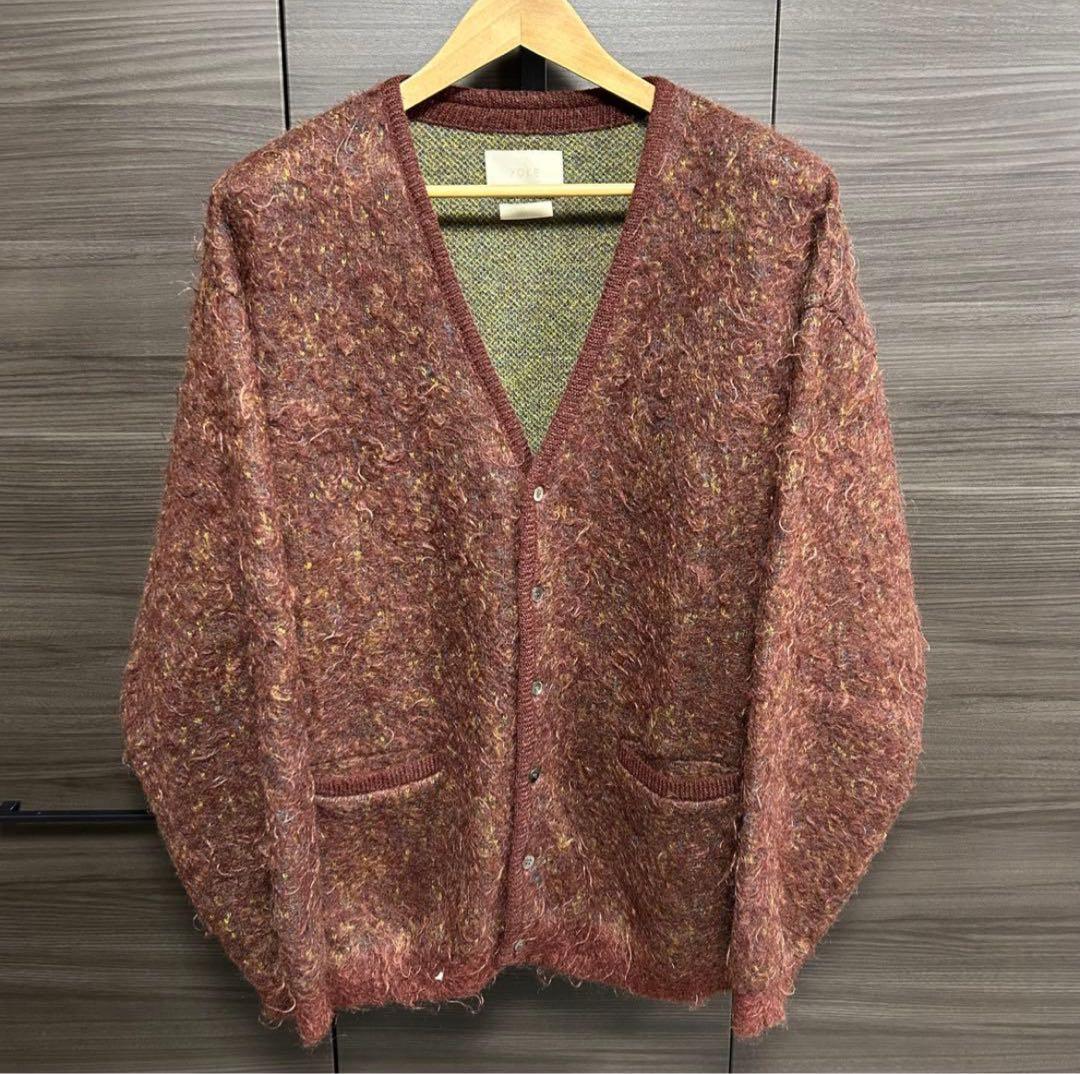 定価5.3万 YOKE 3COLOR MOHAIR CARDIGAN
