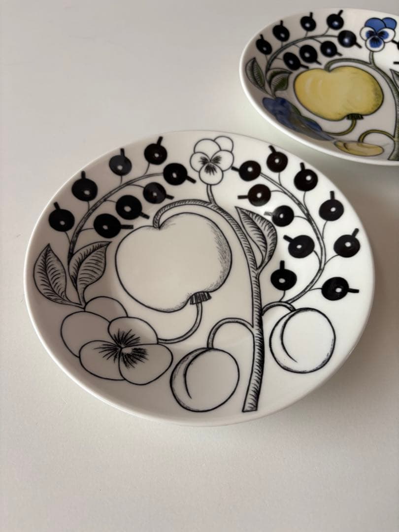 旧ロゴ　アラビア　アピラ　パラティッシ　3枚セット　お皿　ソーサー16.5cm