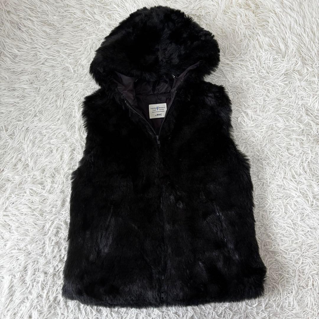 RHC✨ FARFIELD ORIGINAL別注フェイクファー　フーデッドベスト