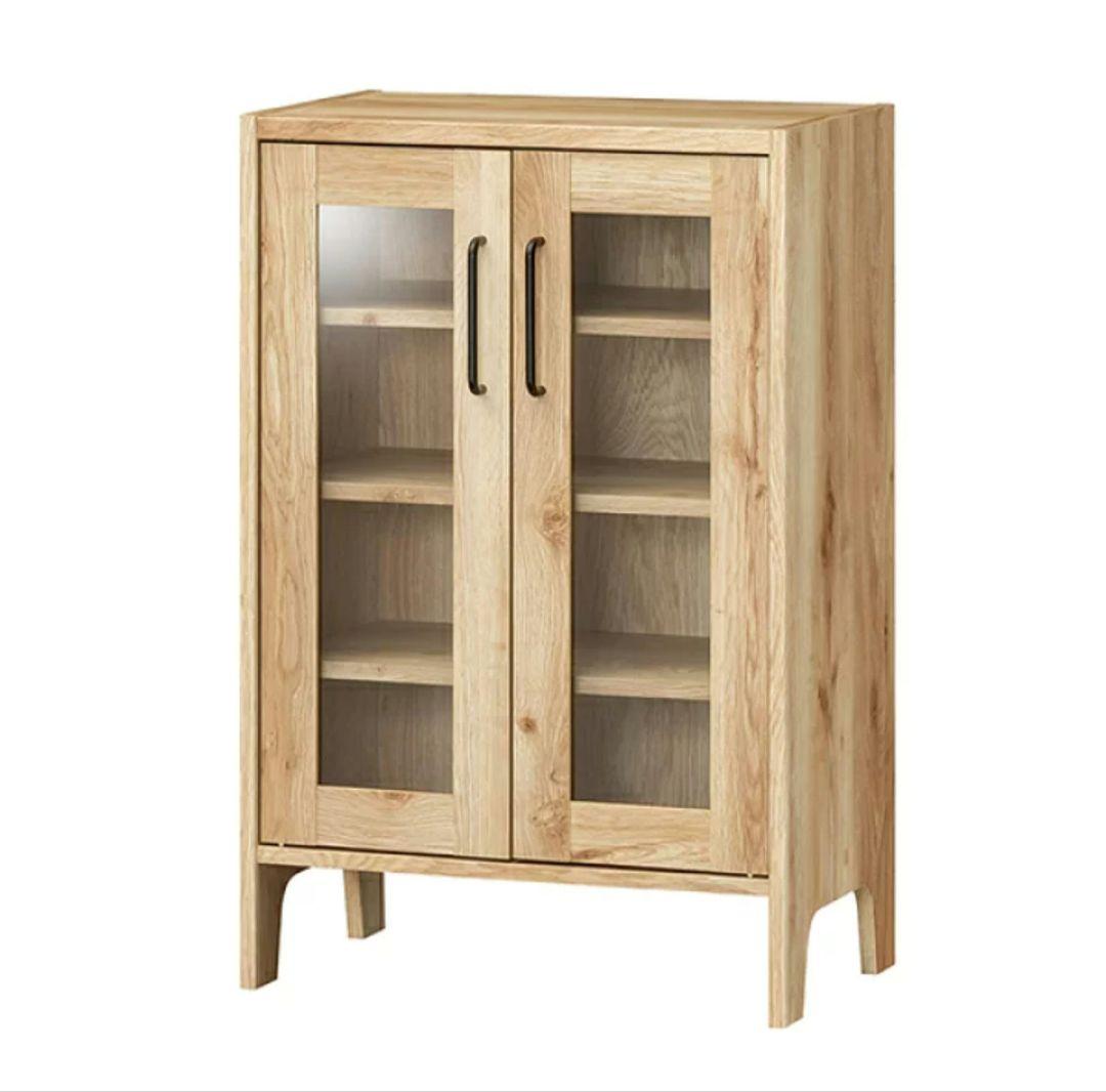 組み立て済み　白井産業 キャビネット ナチュラルブラウン