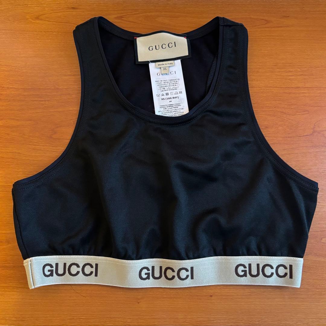 GUCCI ブラック スポーツブラ XS